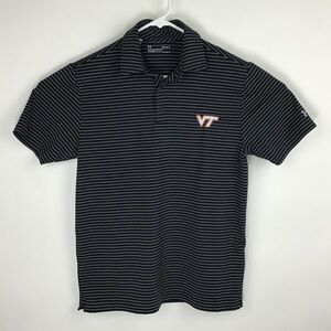 Under Armour HeatGear Virginia Tech University men’s polo shirt medium